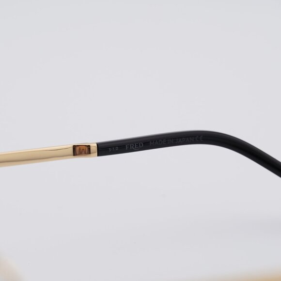 Fred FG50024U 030 Eyeglasses Gold 55mm Rectangle Frame - Picture 9 of 10